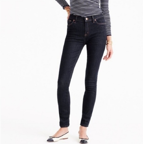 J. Crew Denim - J. Crew 416 High Rise Skinny Dark 32 Tall Jeans